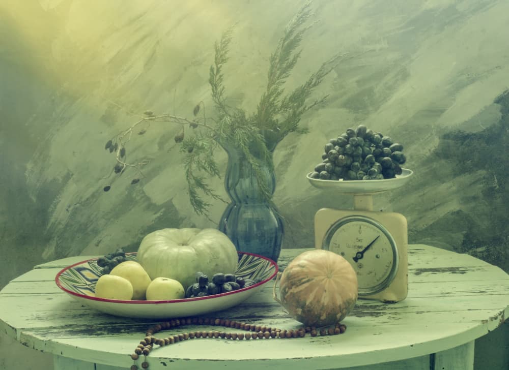 Vintage Kitchen Still Life by UstinaGreen — canvas wall art