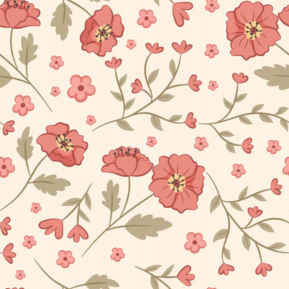 Delicate Pink Blooms by Weronika Gross — canvas wall art