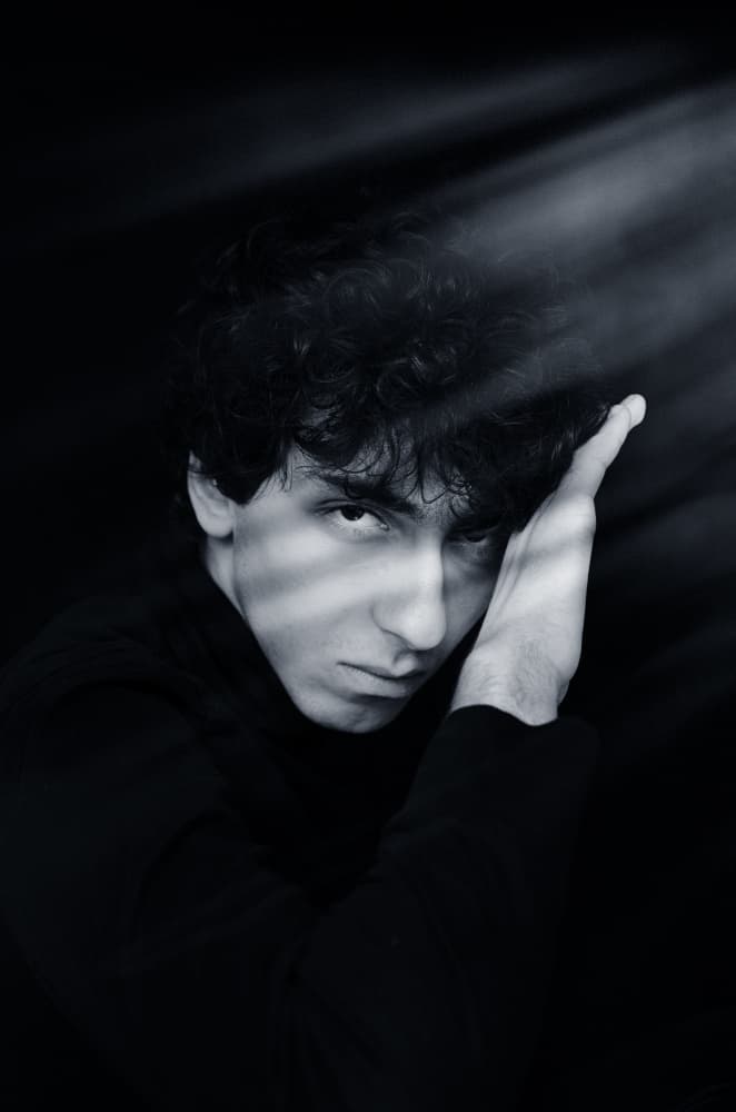 Dramatic Light Portrait by Desislava Ignatova — canvas wall art