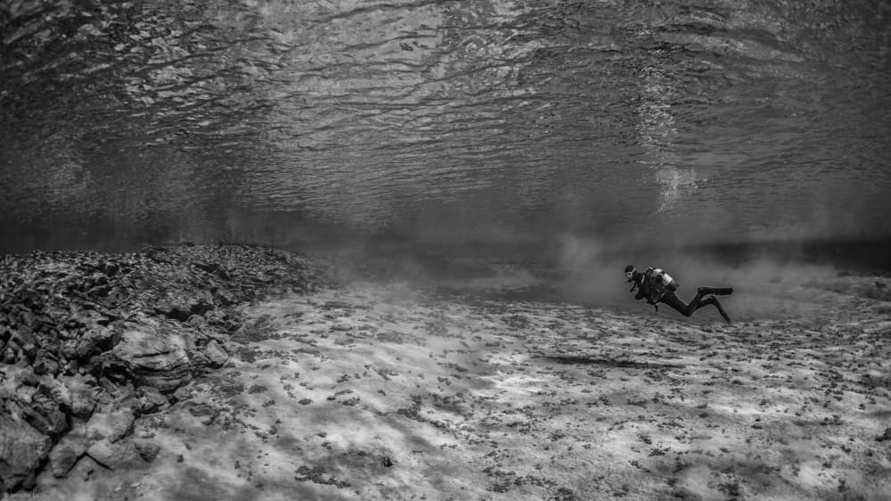 Deep Underwater Explorer by Jennifer Lu — canvas wall art