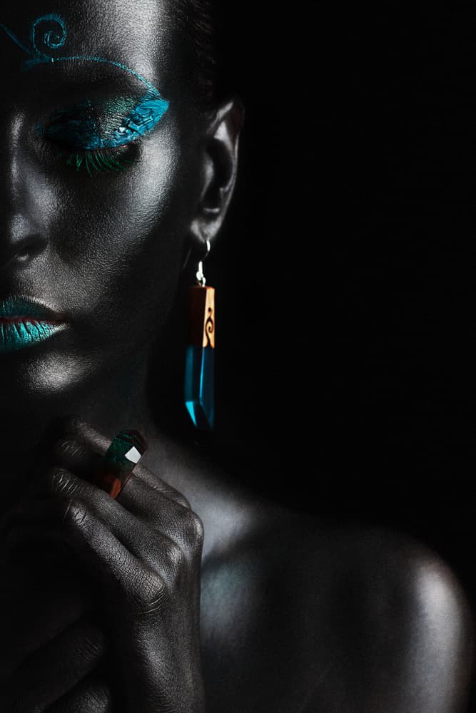 Striking Dark Beauty by Ivan Kovalev — canvas wall art