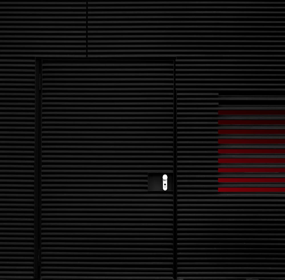 Black in Black by Hans-Wolfgang Hawerkamp — canvas wall art