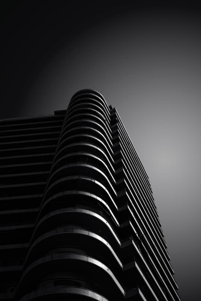 Modern Architectural Curves by Roland Weber — canvas wall art