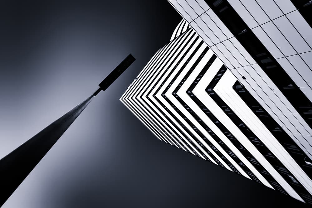 Striking Urban Geometry by Jeroen van de Wiel — canvas wall art