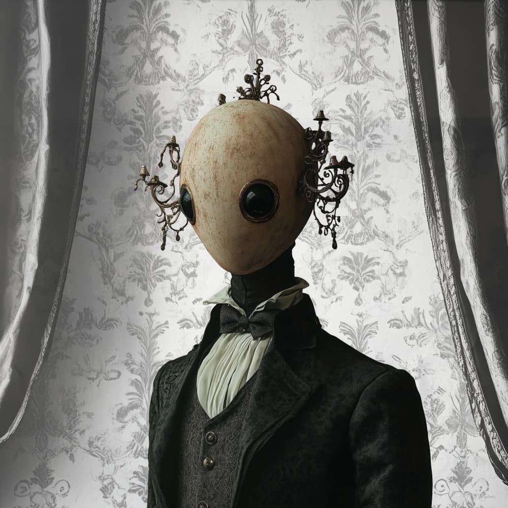 Mysterious Steampunk Gentleman by Sue Skellern — canvas wall art
