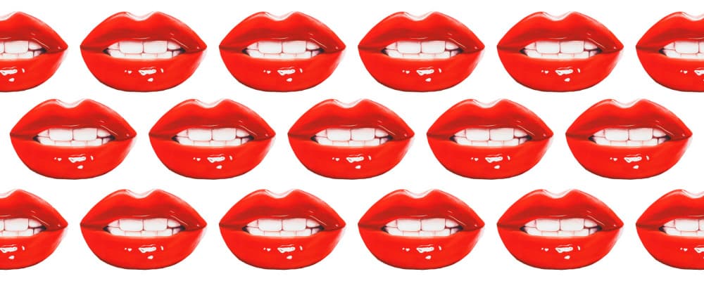 Pop Art Lips by Vitor Costa — canvas wall art