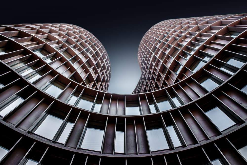 Modern Architectural Curves by fotomarion — canvas wall art