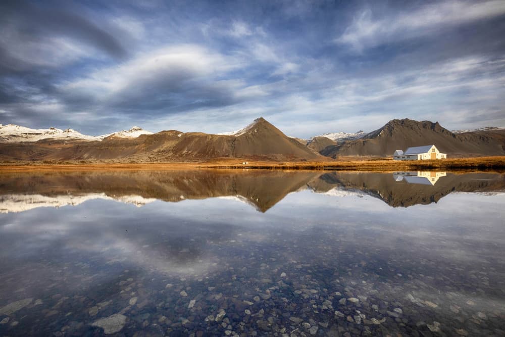 Mountain Lake Reflection by Þorsteinn H. Ingibergsson — canvas wall art