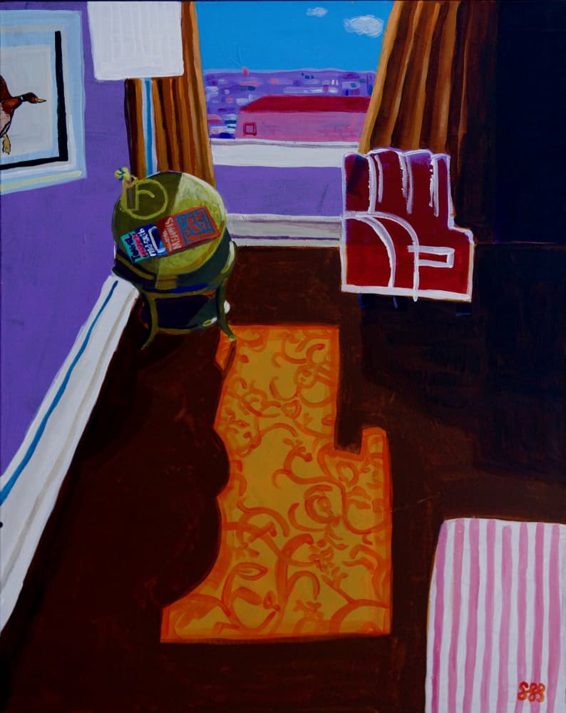 Vibrant City Room View by Steve Spencer — canvas wall art