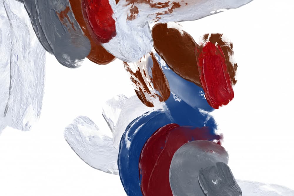 Dynamic Paint Strokes by Josie George — canvas wall art