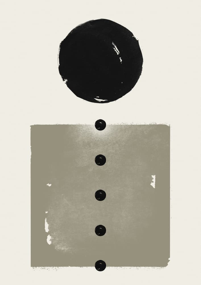 Geometric Balance by Ema Paraschiv — canvas wall art