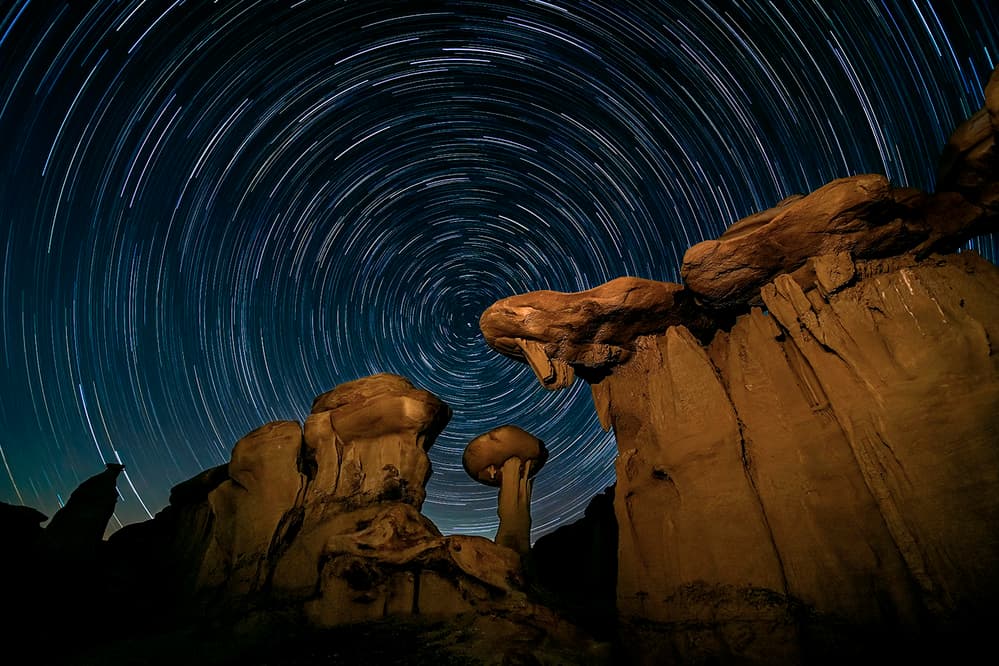 Swirling Desert Night by Hua Zhu — canvas wall art