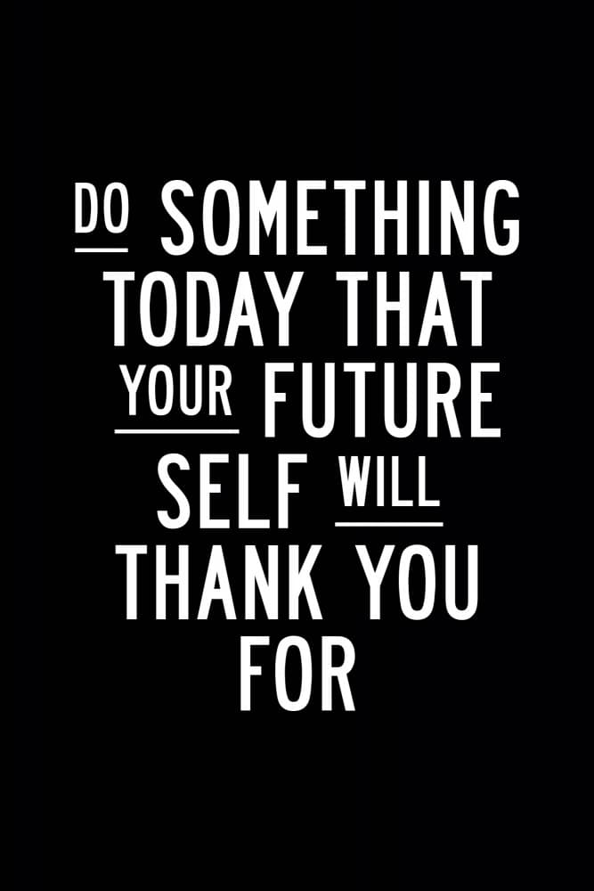 Future Self Motivation by Brett Wilson — canvas wall art