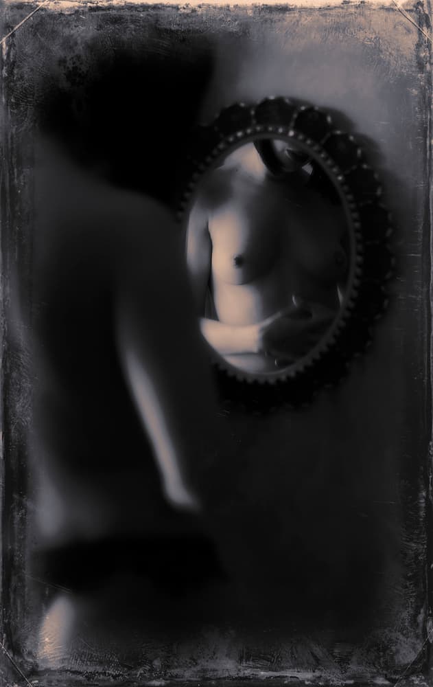 Intimate Self Reflection by Bogdan Bouşcă — canvas wall art