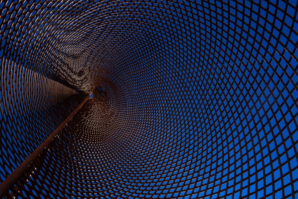 Abstract Spiral Structure by Rolf Endermann — canvas wall art