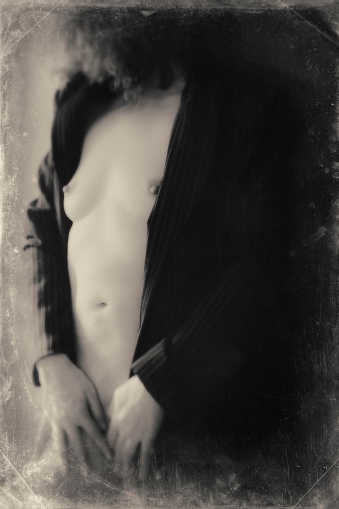 Intimate Female Form by Bogdan Bouşcă — canvas wall art