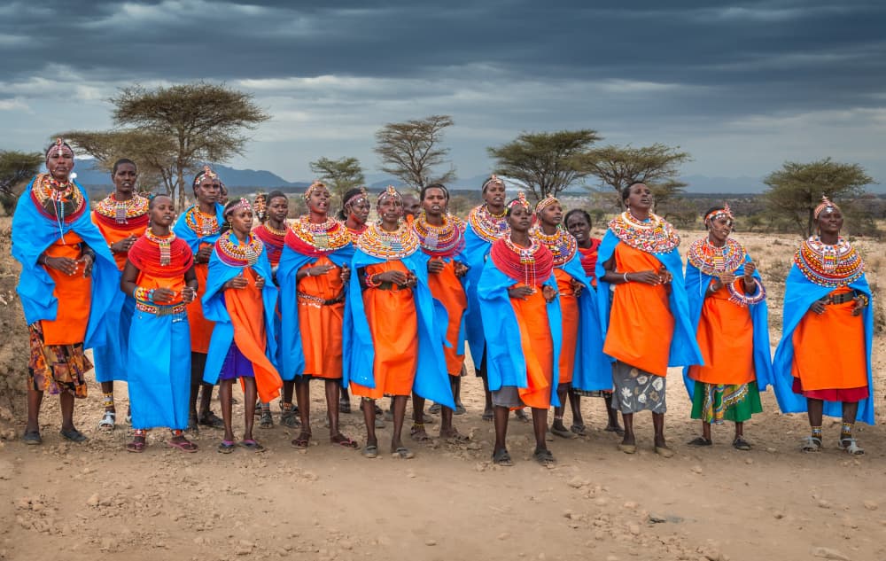 Vibrant African Tribal Women by Jeffrey C. Sink — canvas wall art
