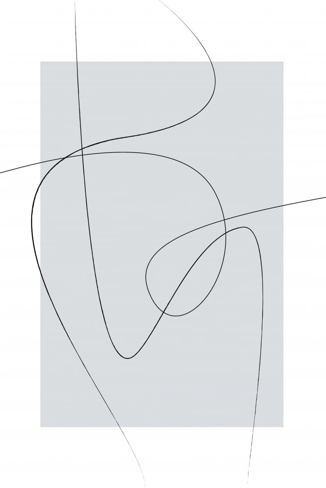 Minimalist Line Flow by Oju Design — canvas wall art
