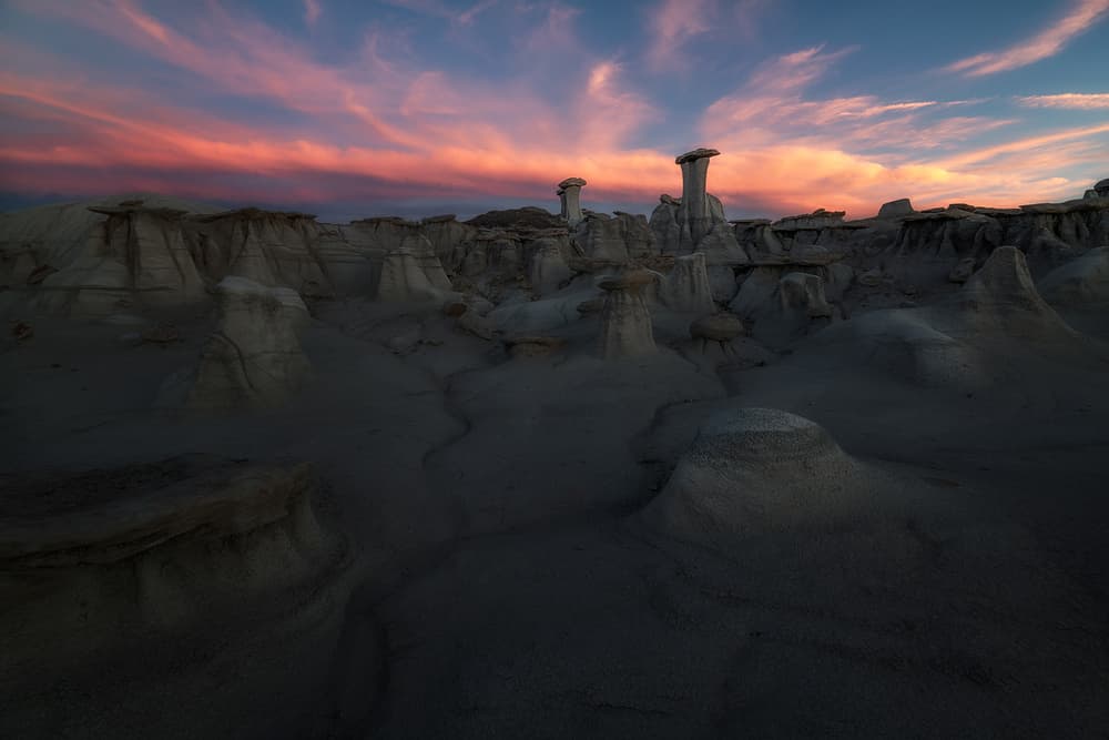 Badlands Sunset Glow by Aidong Ning — canvas wall art