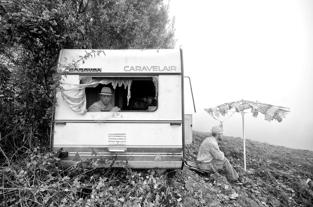 Rustic Caravan Life by Carlo Ferrara — canvas wall art