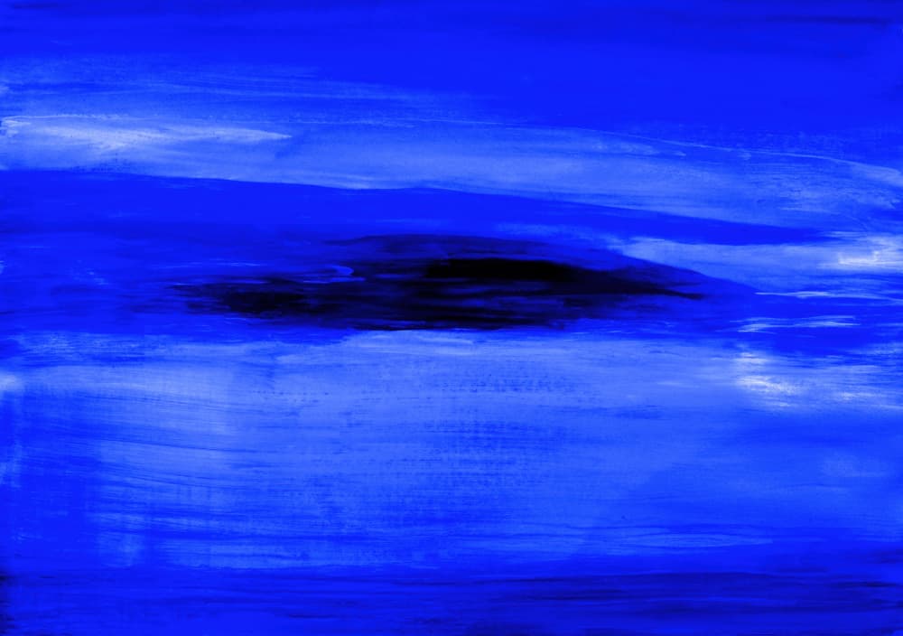 Midnight Blue Horizon by RodMacIver — canvas wall art
