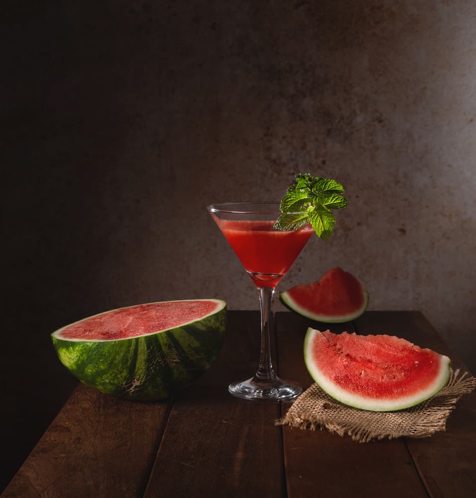 Watermelon Mint Cocktail by Margareth Perfoncio — canvas wall art