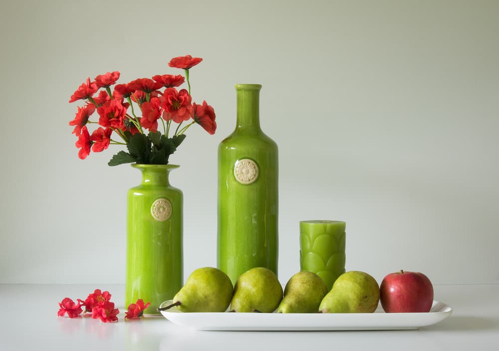 Fresh Green Still Life by Jacqueline Hammer — canvas wall art