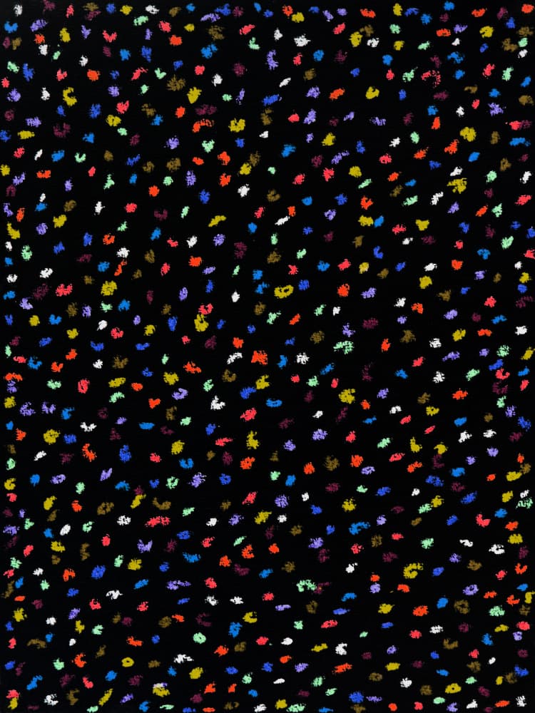 Joyful Scattered Dots by kathrinmay — canvas wall art