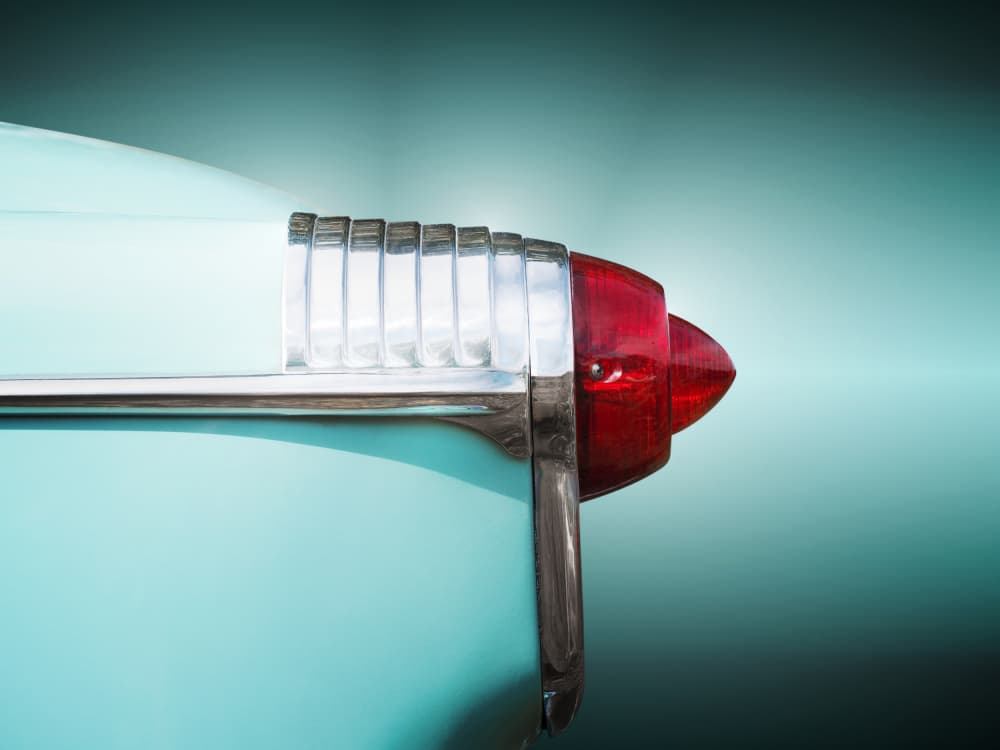 Classic Car Taillight by Beate Gube — canvas wall art