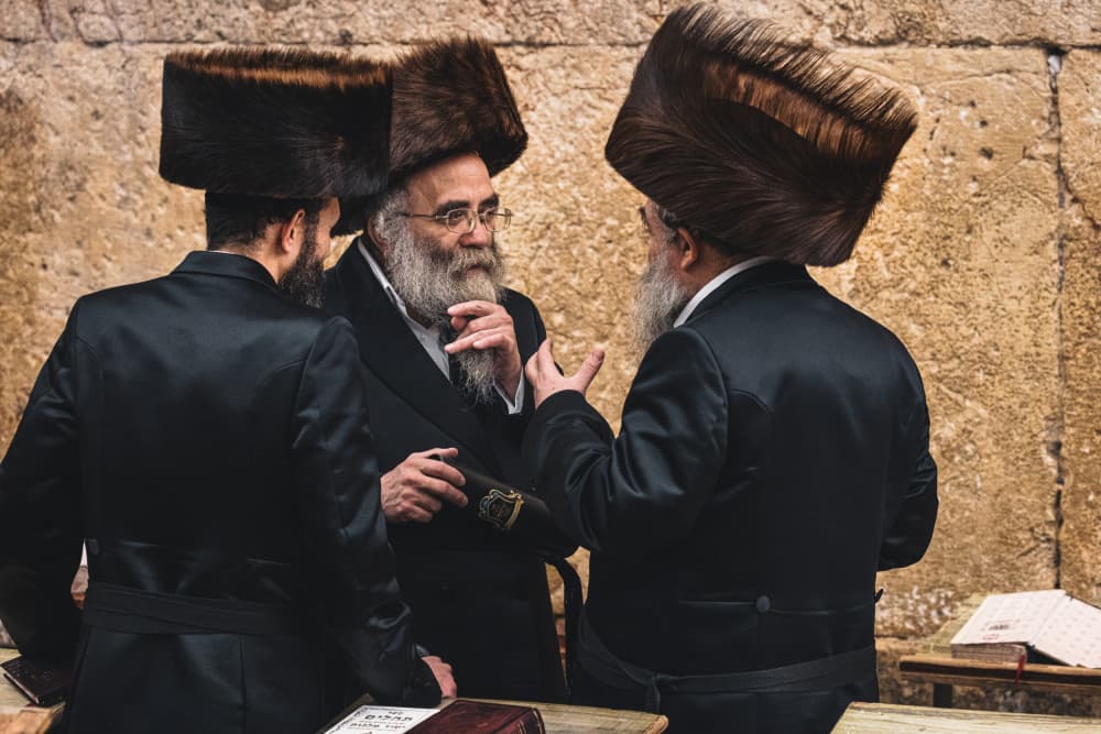 Hassidic Wisdom at Wall by Marco Tagliarino — canvas wall art