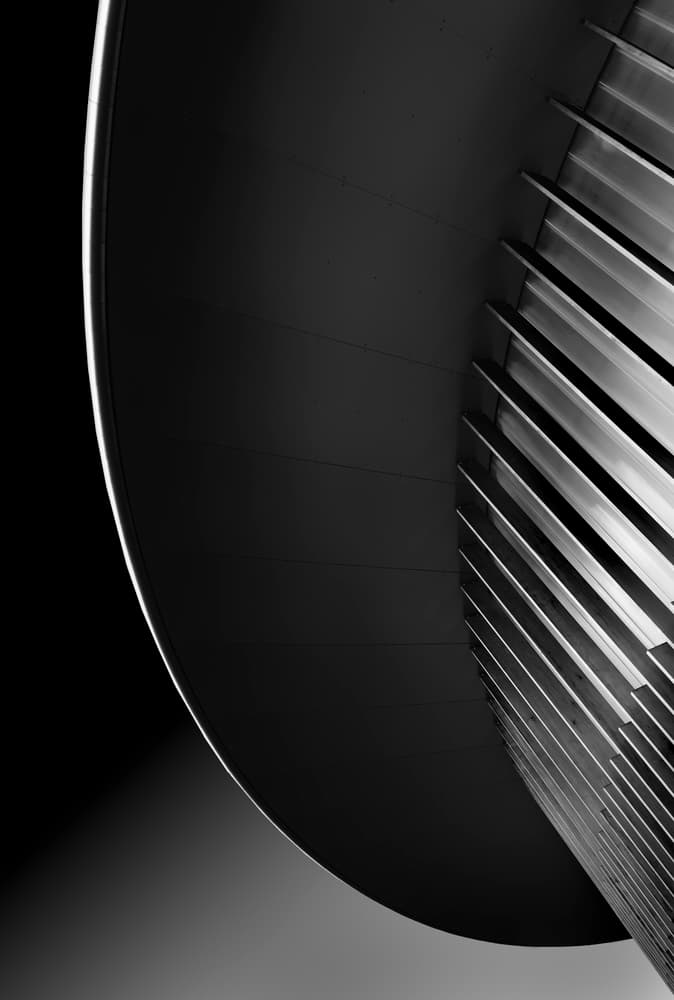 Sleek Architectural Curves by Greetje van Son — canvas wall art