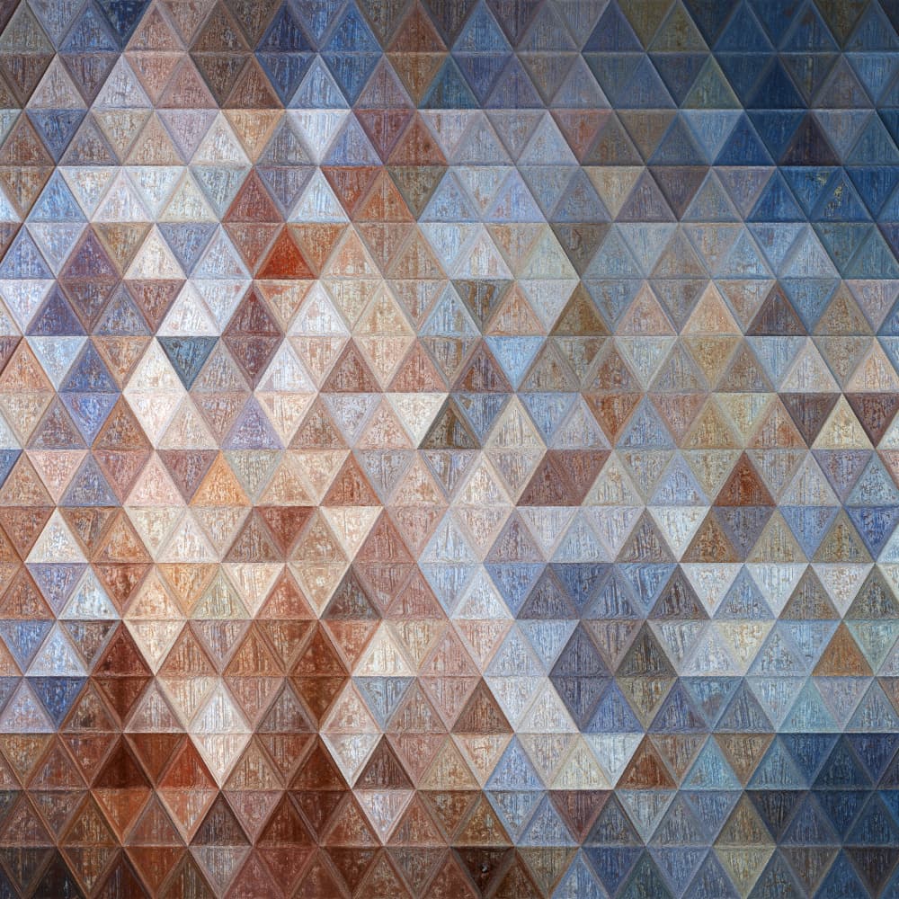 Abstract Geometric Mosaic by Justyna Jaszke — canvas wall art
