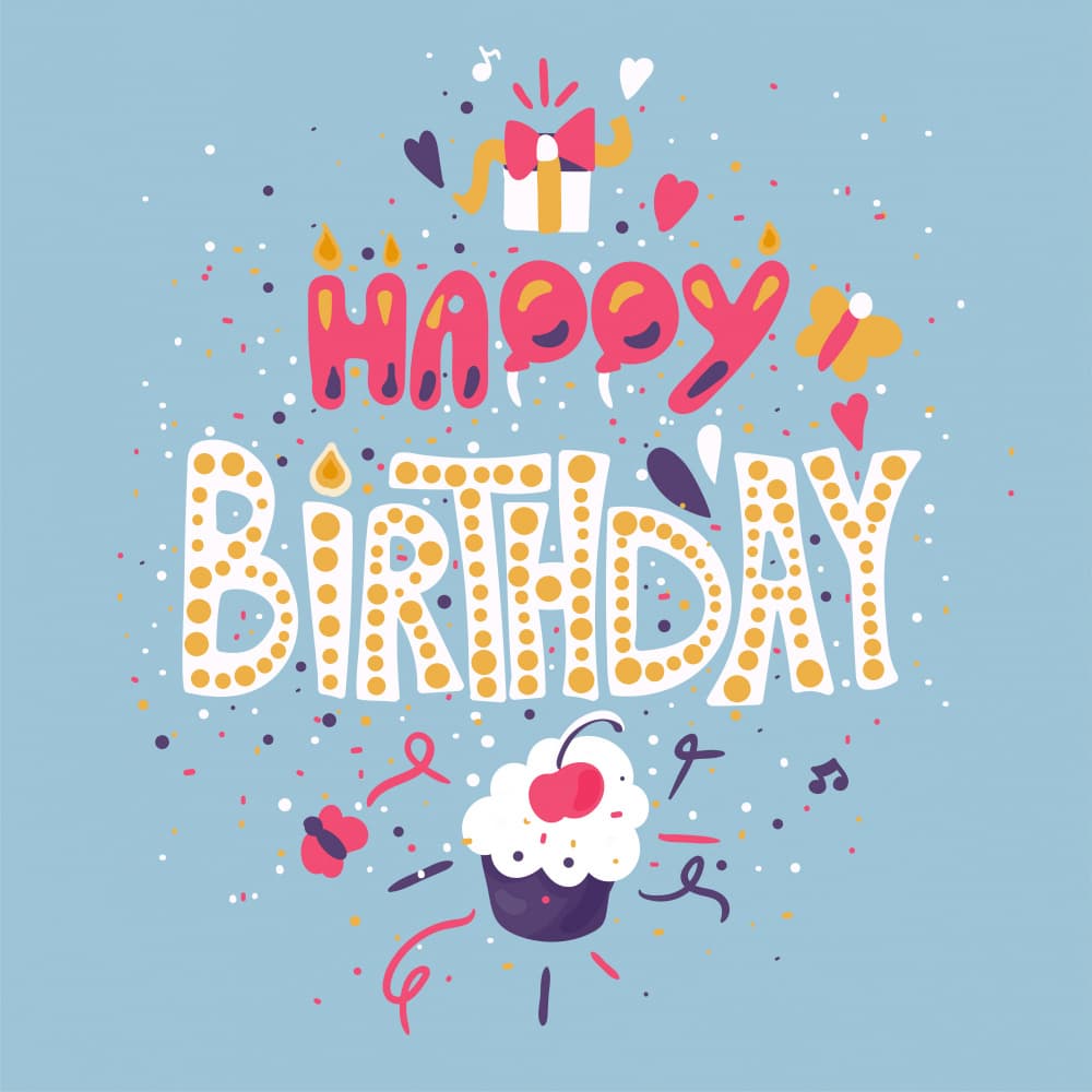 Happy Birthday Celebration by Marika Barsrsind β canvas wall art