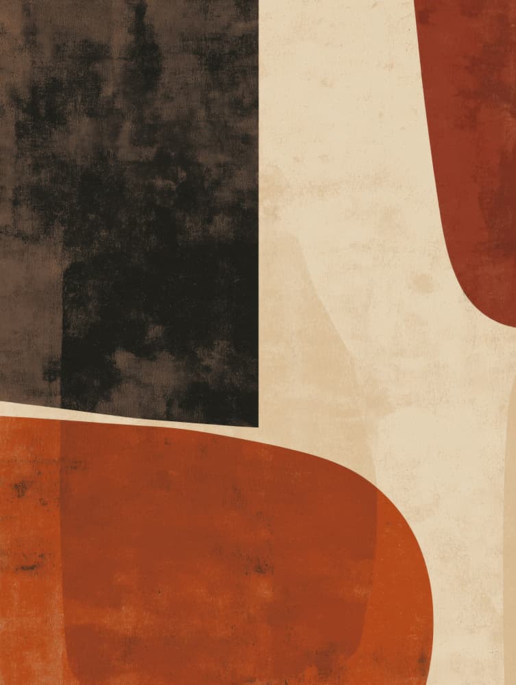 Modern Earthy Shapes by Imaginative — canvas wall art