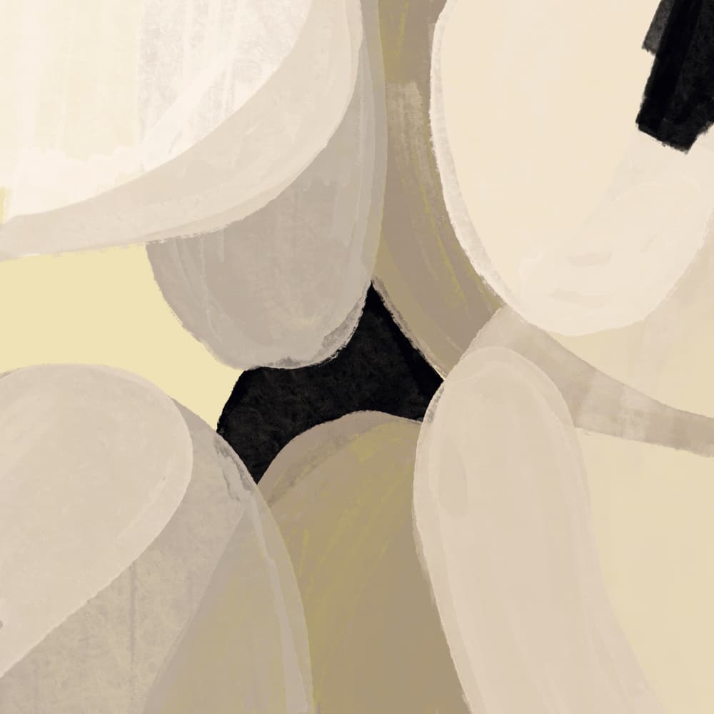 Soft Abstract Shapes by Studio Palette — canvas wall art