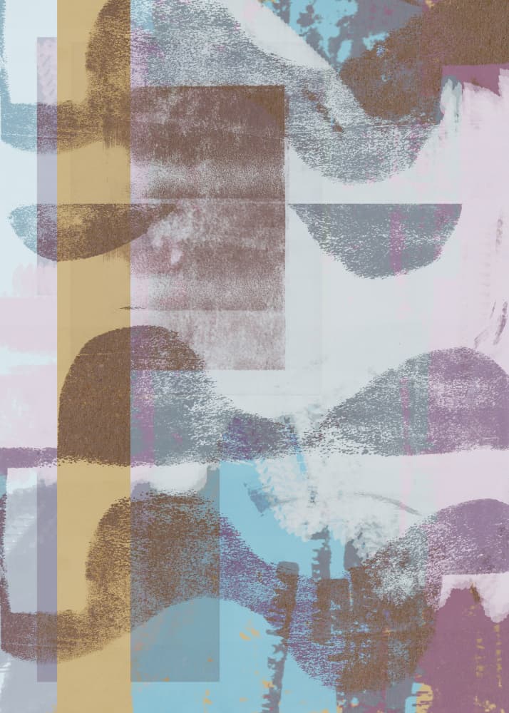 Muted Geometric Abstract by Dina Dankers — canvas wall art