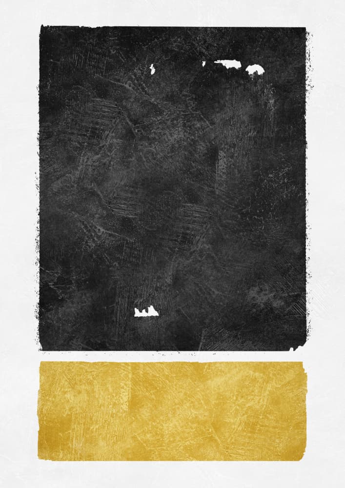 Black Gold Abstract by Ema Paraschiv — canvas wall art