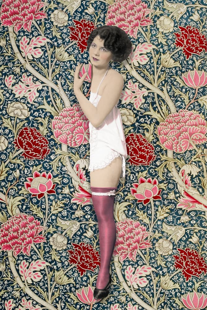 The Wallflower by Marja van den Hurk — canvas wall art