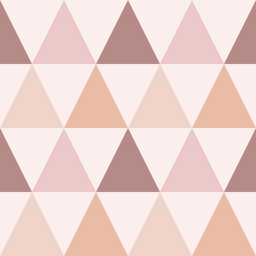Soft Geometric Triangles by Carolina Rowlinson — canvas wall art