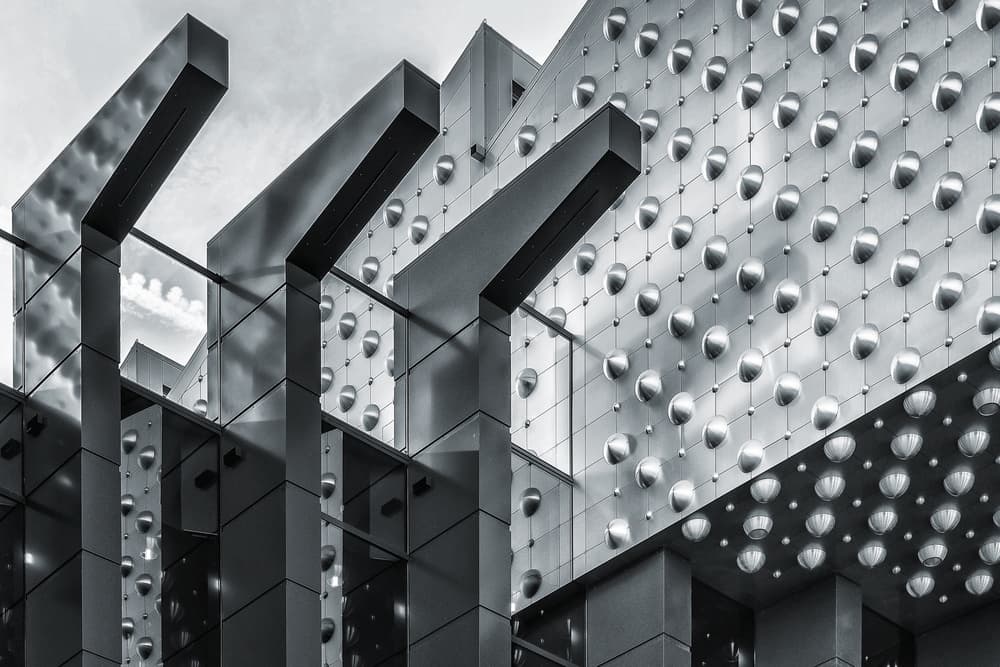 Modern Metallic Architecture by Henk van Maastricht — canvas wall art