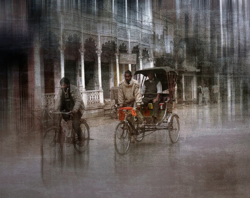 Textured City Ride by Roxana Labagnara — canvas wall art