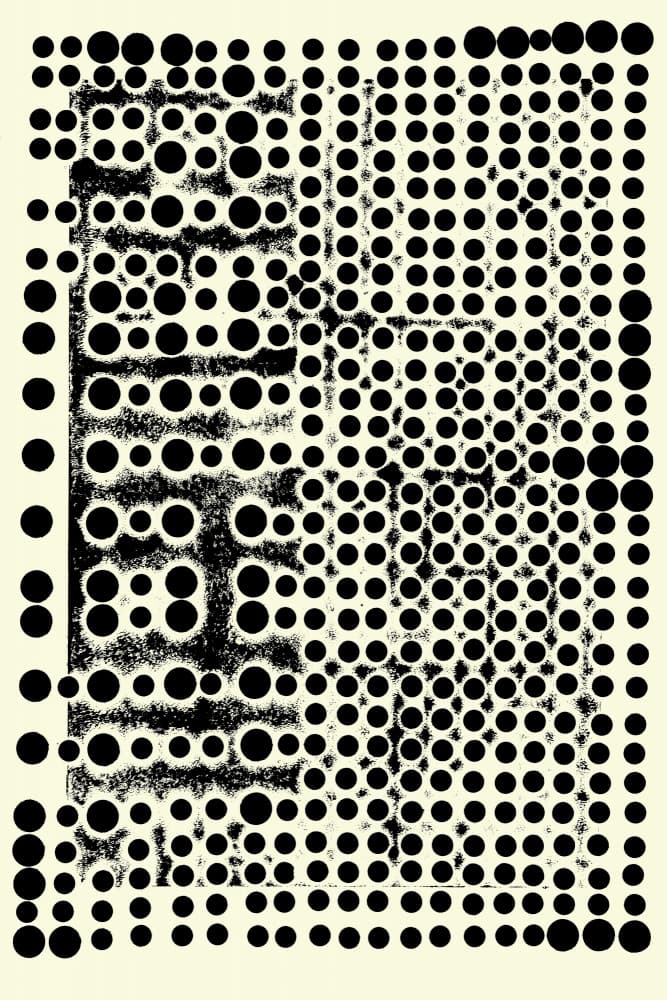 Geometric Dot Gradient by Petr Strnad — canvas wall art