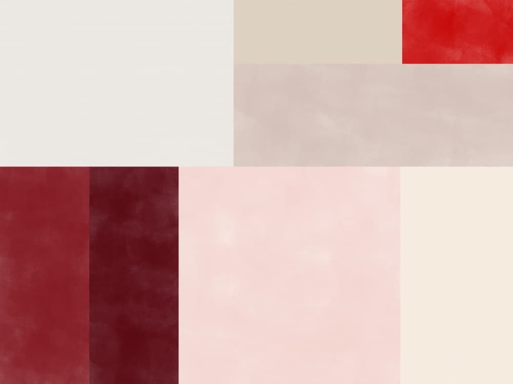 Muted Geometric Abstract by Elena Ristova — canvas wall art