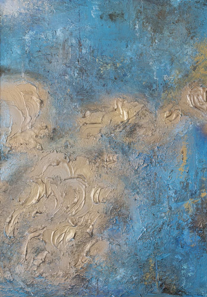 Ocean Sand Abstract Texture by Anete Purina-Purite — canvas wall art