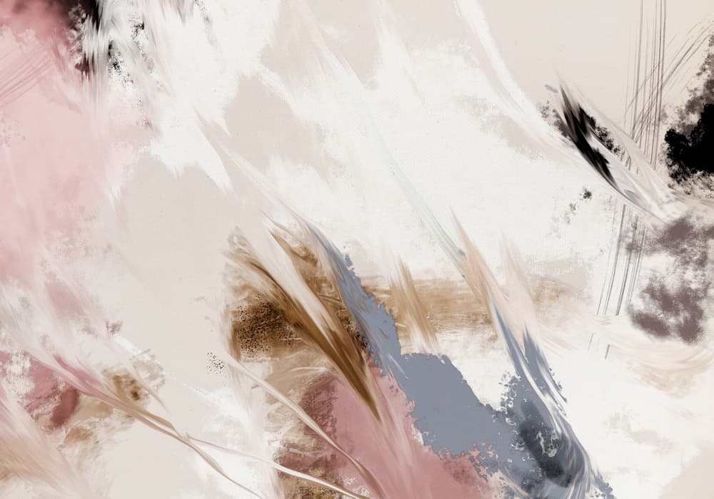 Flowing Pastel Strokes by Pictufy Studio II — canvas wall art