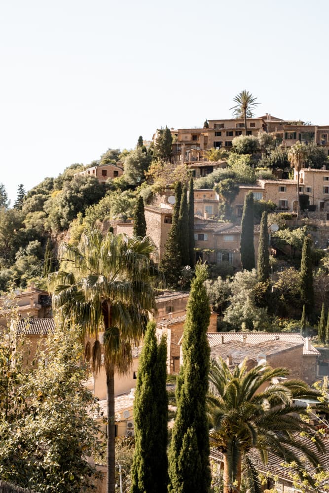 Mediterranean Hillside Village by Henrike Schenk — canvas wall art