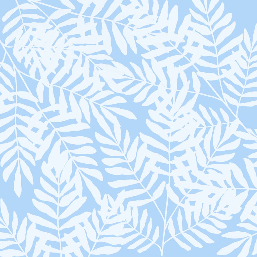 Calm Blue Palms by Kristian Gallagher — canvas wall art