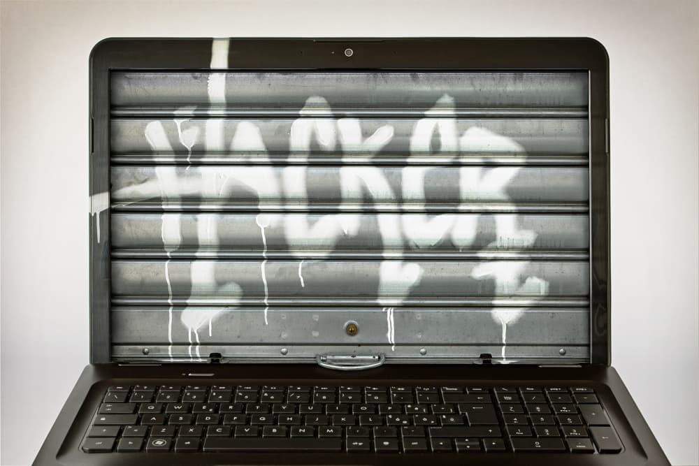 Shutter Screen Hacker by Mister Solo — canvas wall art