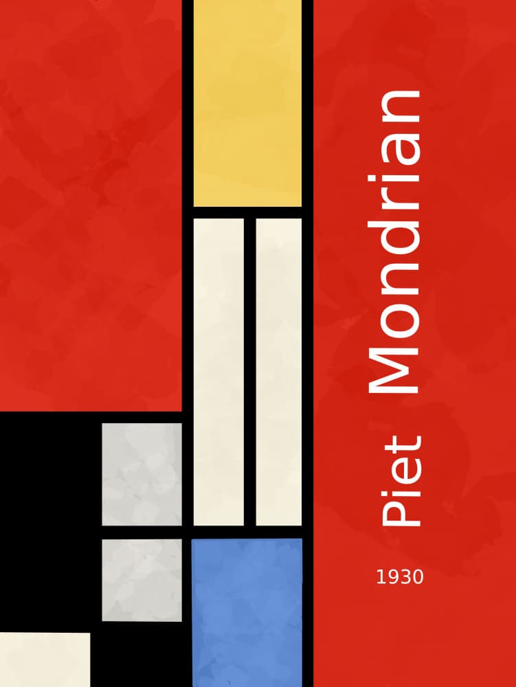 Abstract Color Blocks by Sannel Larson — canvas wall art