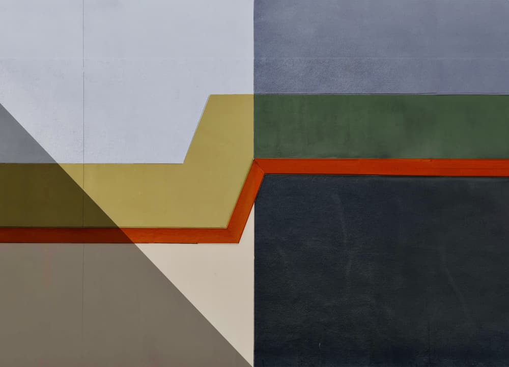 Geometric Color Block by Arnon Orbach — canvas wall art